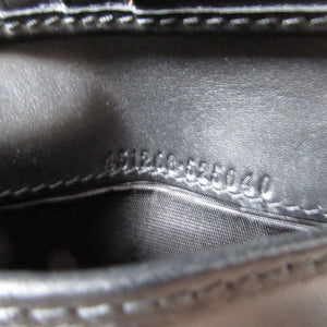 新品同様 グッチ 451268 スネーク GGスプリーム レザー ベージュ ブラック 黒 札入れ 2つ折り財布 財布 0950【中古】GUCCI