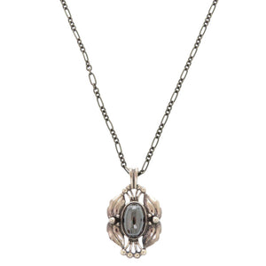 美品 ジョージジェンセン ヘリテージ 2000 イヤー ペンダント シルバー925 ネックレス 0955【中古】Georg Jense