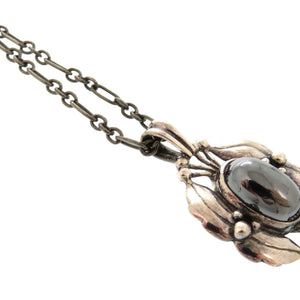 美品 ジョージジェンセン ヘリテージ 2000 イヤー ペンダント シルバー925 ネックレス 0955【中古】Georg Jense