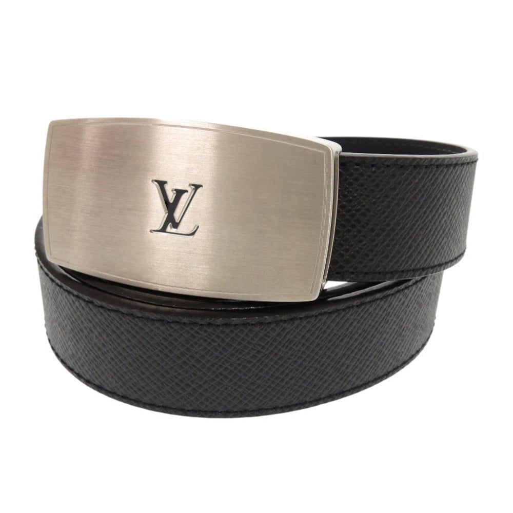 美品 ルイ ヴィトン サンチュール タイガ M9804 ブラック ベルト LV 0956【中古】LOUIS VUITTON メンズ