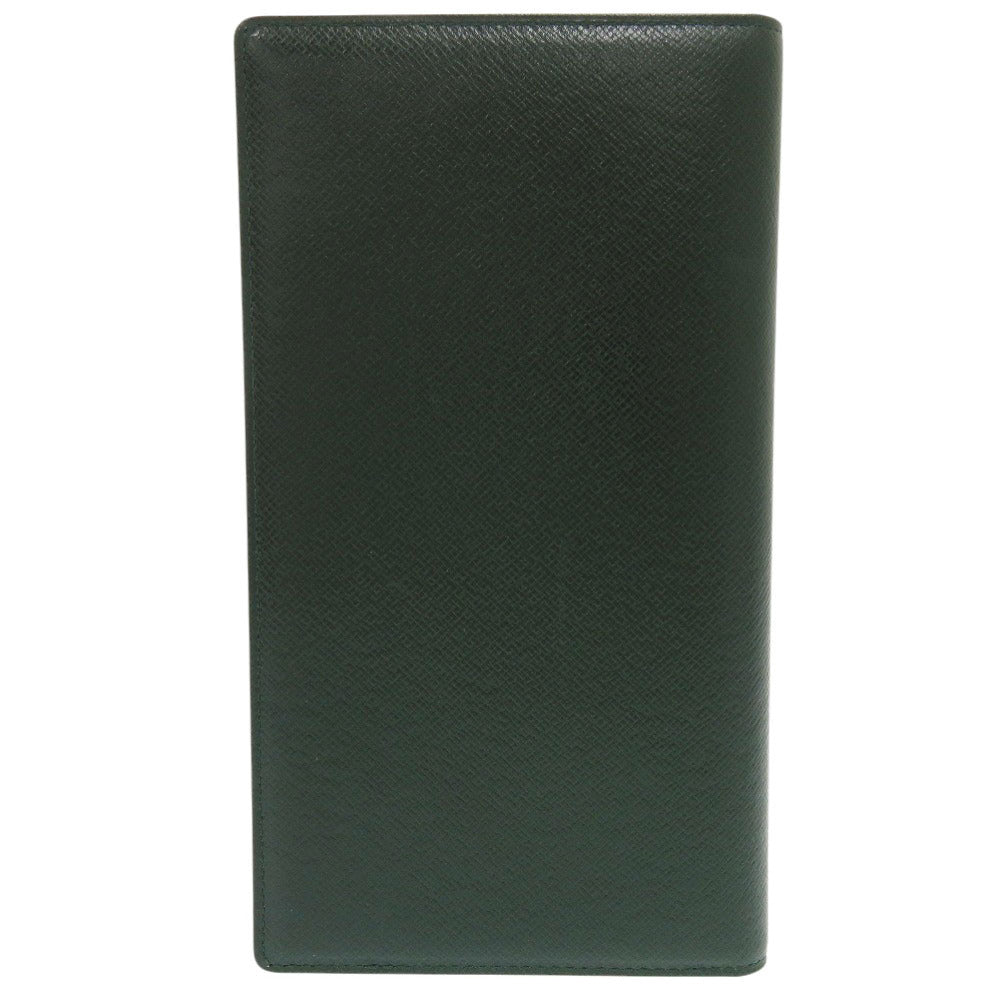 新品同様 ルイ ヴィトン タイガ グリーン 長財布 札入れ LV 0960【中古】LOUIS VUITTON メンズ