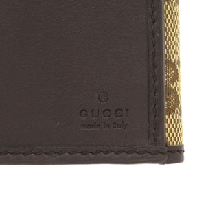 新品同様 グッチ 257012 GGキャンバス ベージュ 長財布 二つ折り長財布 0969【中古】GUCCI