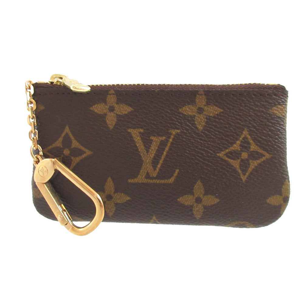 新品同様 ルイヴィトン モノグラム ポシェットクレ M62650 ブラウン 茶 コインケース 財布 0973【中古】LOUIS VUITTON