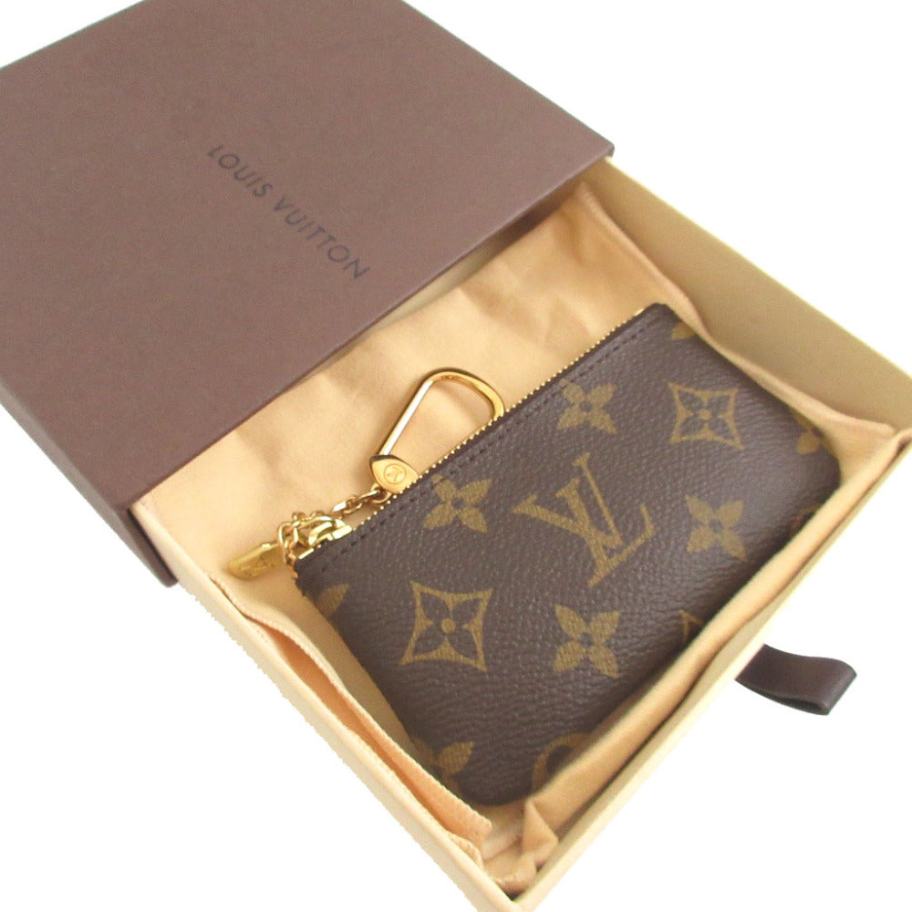 新品同様 ルイヴィトン モノグラム ポシェットクレ M62650 ブラウン 茶 コインケース 財布 0973【中古】LOUIS VUITTON