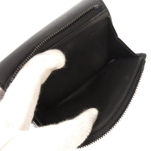 美品 ルイ ヴィトン ポルトフォイユ パイロット アエログラム M81740 ブラック 三つ折り財布 LV 0974【中古】LOUIS VUITTON メンズ