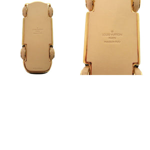 美品 ルイ ヴィトン VOGUEZ VOLEZ VOYAGEZ ペーパーウェイト モノグラム R97981 オブジェ 車 カー CAR 真鍮 ヌメ革 ゴールド LV 0977【中古】LOUIS VUITTON