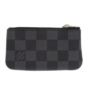 未使用 ルイ ヴィトン ポシェットクレ ダミエ グラフィット N60155 ブラック コインケース LV 0979【中古】LOUIS VUITTON