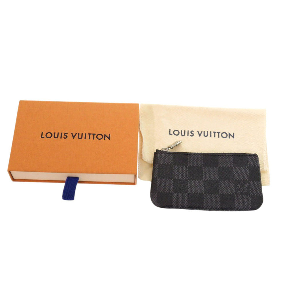 未使用 ルイ ヴィトン ポシェットクレ ダミエ グラフィット N60155 コインケース LV 0980【中古】LOUIS VUITTON
