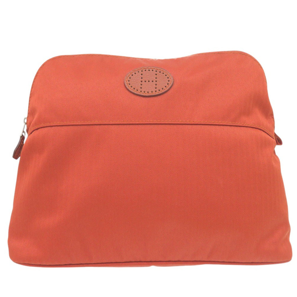 新品同様 エルメス ボリード ポーチ マルチケース 化粧ポーチ コットン オレンジ 0994【中古】HERMES