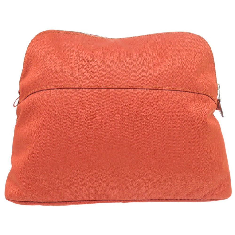 新品同様 エルメス ボリード ポーチ マルチケース 化粧ポーチ コットン オレンジ 0994【中古】HERMES