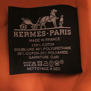 未使用 エルメス ボリードポーチ 16 ミニミニ ポーチ コットン オレンジ 0995【中古】HERMES