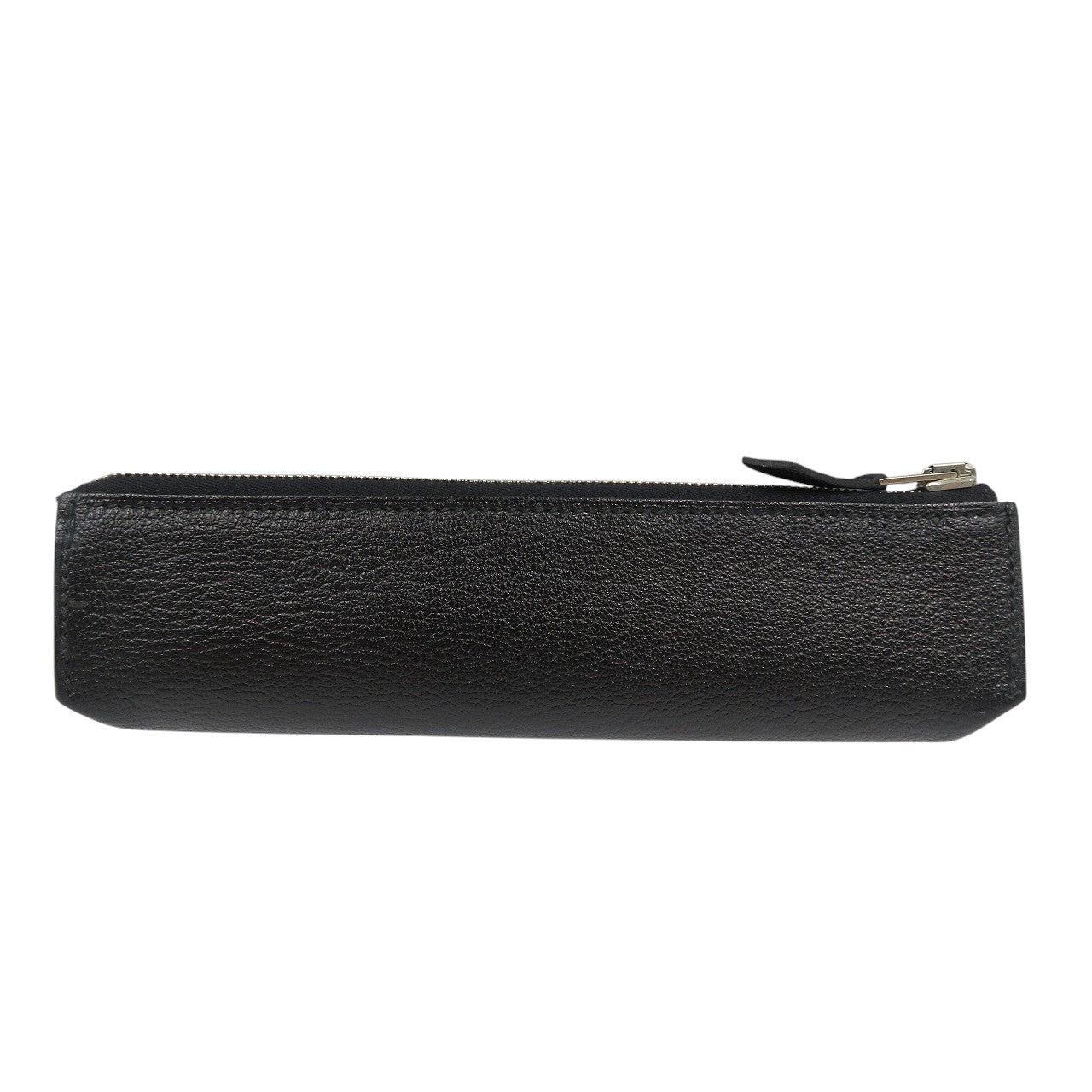 美品 エルメス ピッコロ シェーブル シルバー金具 ノワール ブラック 黒 K刻印 ペンケース 1000【中古】HERMES