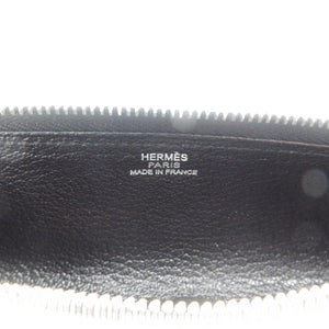 美品 エルメス ピッコロ シェーブル シルバー金具 ノワール ブラック 黒 K刻印 ペンケース 1000【中古】HERMES