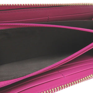 新品同様 グッチ ソーホー SOHO 長財布 ラウンドファスナー パテントレザー パープル 1008【中古】GUCCI