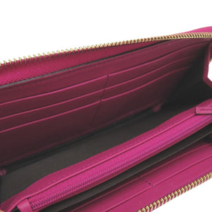 新品同様 グッチ ソーホー SOHO 長財布 ラウンドファスナー パテントレザー パープル 1008【中古】GUCCI