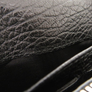 未使用品 メゾン マルジェラ 4ステッチ SA3UI0008 レザー ブラック チェーンウォレット 長財布 ショルダーバッグ 黒 1026【中古】Maison Margiela