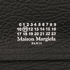 未使用品 メゾン マルジェラ 4ステッチ SA3UI0008 レザー ブラック チェーンウォレット 長財布 ショルダーバッグ 黒 1026【中古】Maison Margiela