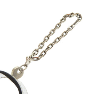 美品 エルメス グローブホルダー レザー シルバー □H刻印(2004年製) キーホルダー 1037【中古】HERMES