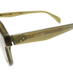 セリーヌ グラデーションレンズ CL40034 プラスチック オリーブ サングラス 1045【中古】CELINE