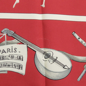 美品 エルメス カレ90 LA DANCE ラ ダンス シルク マルチカラー スカーフ 1063【中古】HERMES