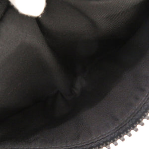 新品同様 グッチ GG 449182 ナイロン ブラック ウエストバッグ 黒 1127【中古】GUCCI