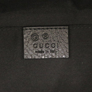 新品同様 グッチ GG 449182 ナイロン ブラック ウエストバッグ 黒 1127【中古】GUCCI