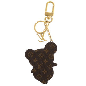 未使用品 ルイ ヴィトン LV × TM キーホルダー スーパーフラット 村上隆コラボ M02467 メタル レザー マルチカラー キーホルダー LV 1131【中古】LOUIS VUITTON