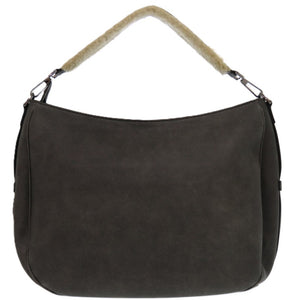 美品 ディオール サドル シアリング 00 BO 0292 ムートン グレー 1145 灰 ショルダーバッグ【中古】Dior