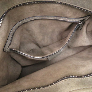 美品 ディオール サドル シアリング 00 BO 0292 ムートン グレー 1145 灰 ショルダーバッグ【中古】Dior