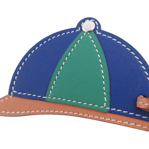 新品同様 エルメス パドック ボンベイ ヴォースイフト ヴォーバトラー ブルーエレクトリック ヴェールヴェルティゴ テリキュート バッグチャーム キーホルダー 1153【中古】HERMES