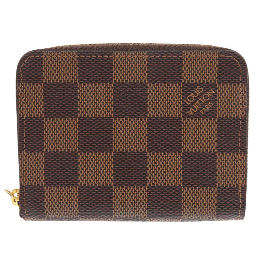 新品同様 ルイ ヴィトン ジッピー コイン パース ダミエ N63070 ICチップ ブラウン コインケース LV 1205【中古】LOUIS VUITTON