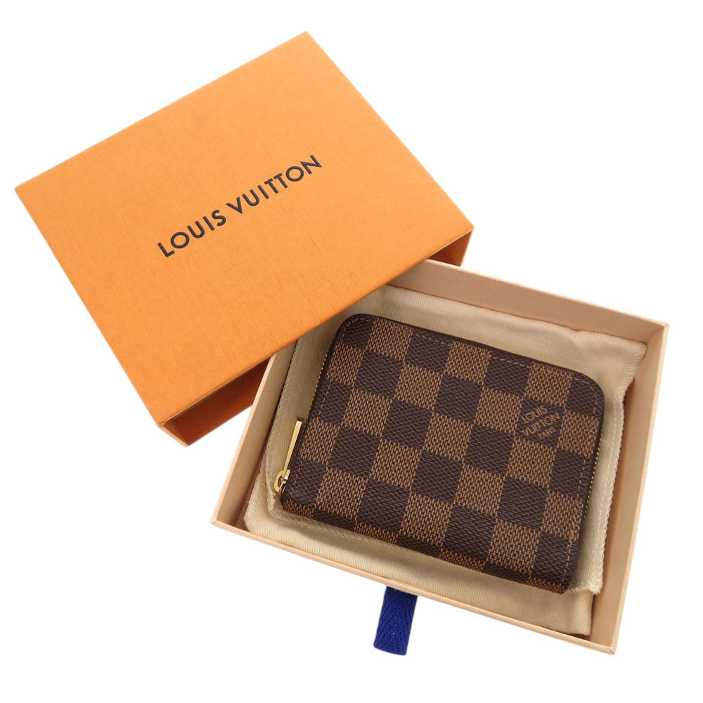新品同様 ルイ ヴィトン ジッピー コイン パース ダミエ N63070 ICチップ ブラウン コインケース LV 1205【中古】LOUIS VUITTON