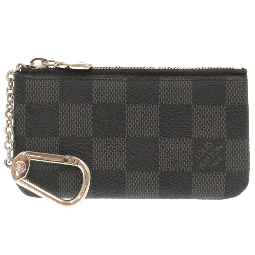 美品 ルイ ヴィトン ポシェットクレ ダミエ グラフィット N60155 コインケース LV 1206 【中古】 LOUIS VUITTON