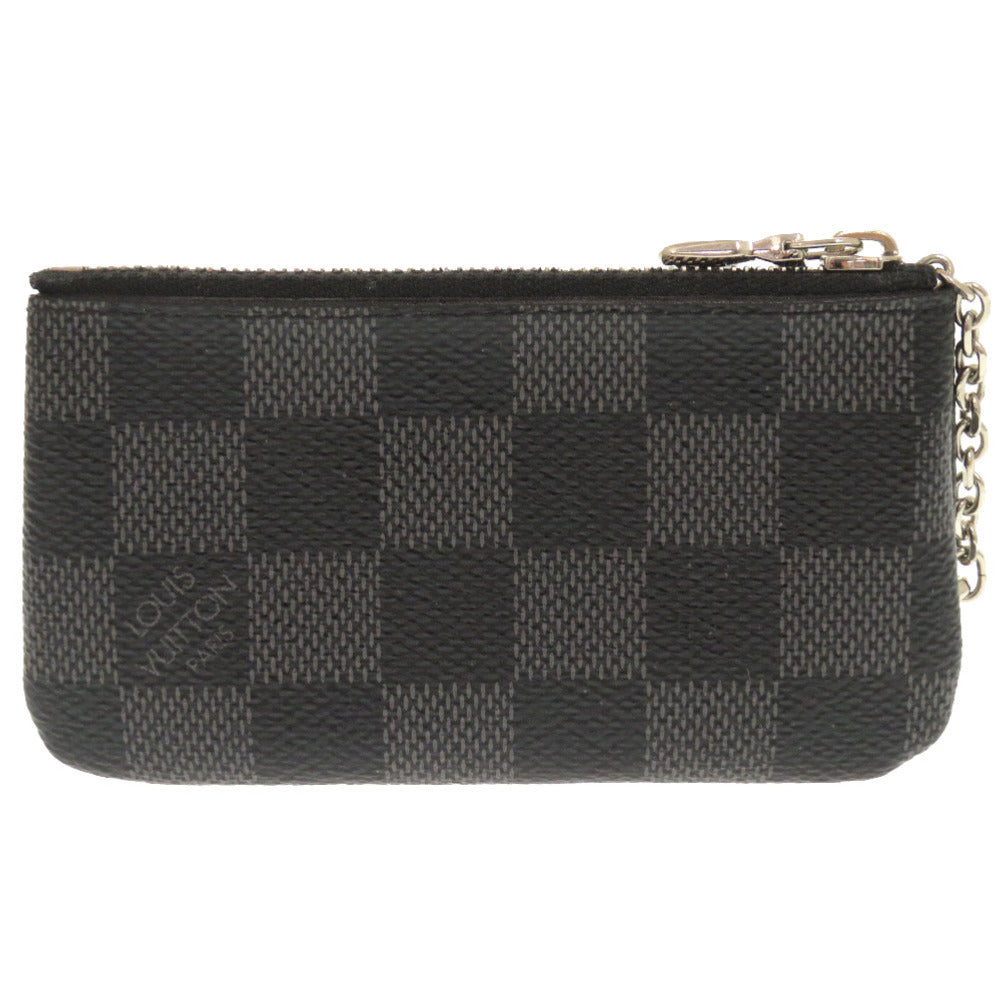 美品 ルイ ヴィトン ポシェットクレ ダミエ グラフィット N60155 コインケース LV 1206 【中古】 LOUIS VUITTON