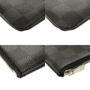 美品 ルイ ヴィトン ポシェットクレ ダミエ グラフィット N60155 コインケース LV 1206 【中古】 LOUIS VUITTON