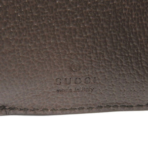 新品同様 グッチ オフィディア 644334 GGスプリームキャンバス レザー ベージュ ブラウン 三つ折り財布 1208【中古】GUCCI