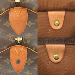 ルイ ヴィトン スピーディ35 モノグラム M41524 ブラウン ハンドバッグ LV 1238【中古】LOUIS VUITTON