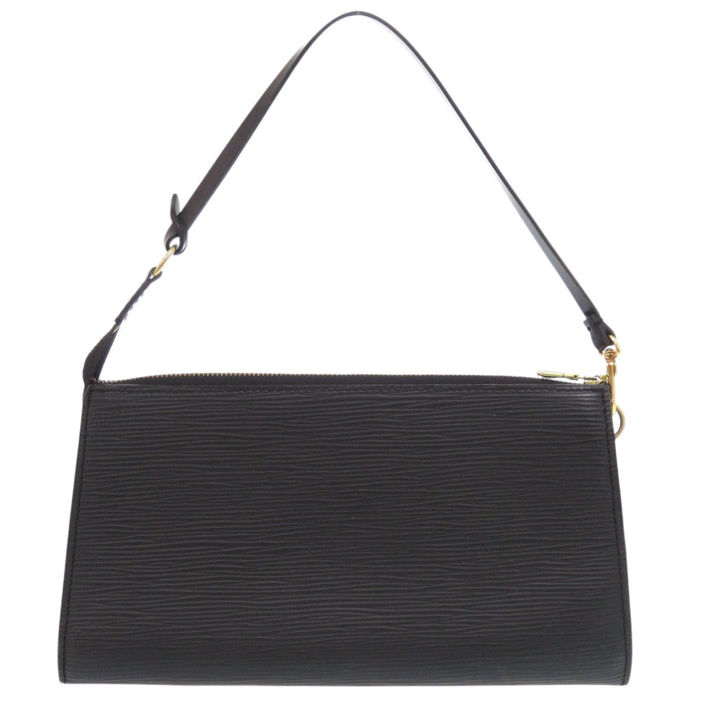 美品 ルイ ヴィトン ポシェット アクセソワール エピ M52942 エピレザー ノワール ポーチ 黒 LV 1250【中古】LOUIS VUITTON