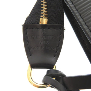 美品 ルイ ヴィトン ポシェット アクセソワール エピ M52942 エピレザー ノワール ポーチ 黒 LV 1250【中古】LOUIS VUITTON