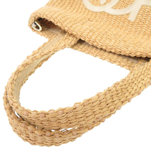 美品 ジミーチュウ ラフィア ベージュ 2WAY ハンドバッグ ショルダーバッグ 1263【中古】JIMMY CHOO