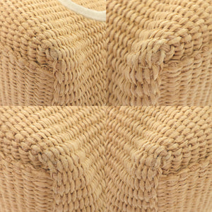 美品 ジミーチュウ ラフィア ベージュ 2WAY ハンドバッグ ショルダーバッグ 1263【中古】JIMMY CHOO