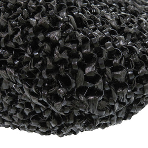 美品 アンテプリマ フラワー ワイヤーバッグ ハンドバッグ ラフィア ワイヤー 装飾 ブラック 1281【中古】ANTEPRIMA