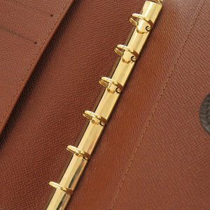 美品 ルイ ヴィトン アジェンダPM モノグラム R20005 ブラウン 手帳カバー LV 1307【中古】LOUIS VUITTON