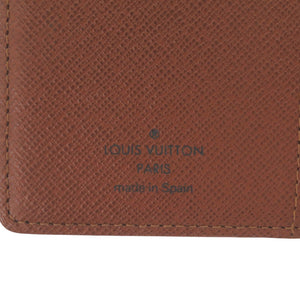 美品 ルイ ヴィトン アジェンダPM モノグラム R20005 ブラウン 手帳カバー LV 1307【中古】LOUIS VUITTON