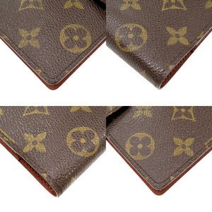 美品 ルイ ヴィトン アジェンダPM モノグラム R20005 ブラウン 手帳カバー LV 1307【中古】LOUIS VUITTON