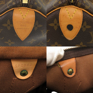ルイ ヴィトン スピーディ25 モノグラム M41528 ブラウン ハンドバッグ LV 1308【中古】LOUIS VUITTON