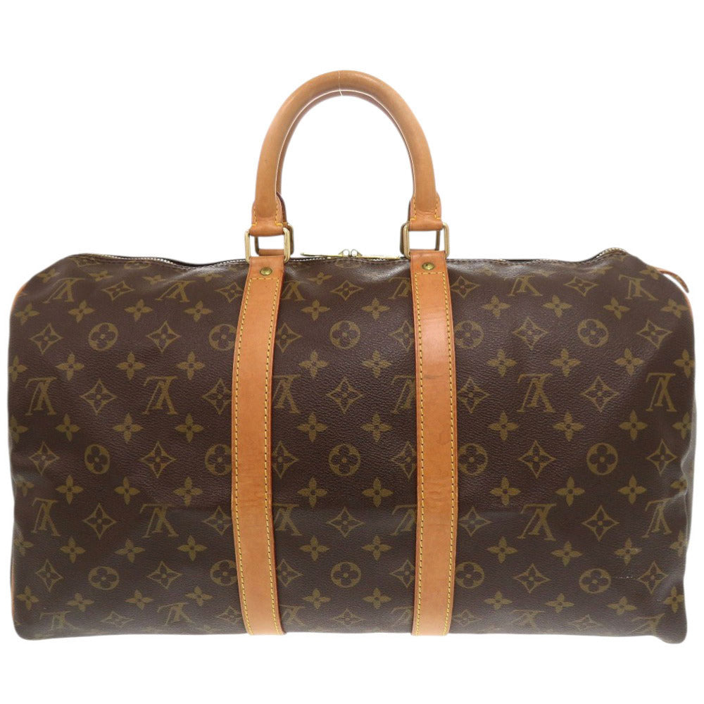 ルイ ヴィトン キーポル45 モノグラム M41428 ブラウン ボストンバッグ LV 1316【中古】LOUIS VUITTON