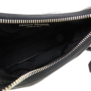 美品 メゾン マルジェラ グラムスラム ホーボー マイクロ チェーンショルダーバッグ  GLAM SLAM HOBO MICRO クロスボディ 肩掛け レザー ブラック 1320【中古】Maison Margiela