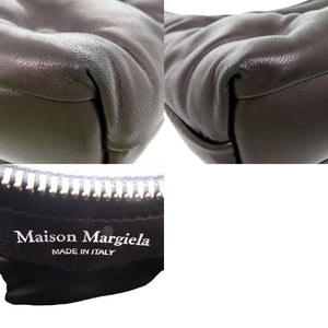 美品 メゾン マルジェラ グラムスラム ホーボー マイクロ チェーンショルダーバッグ  GLAM SLAM HOBO MICRO クロスボディ 肩掛け レザー ブラック 1320【中古】Maison Margiela