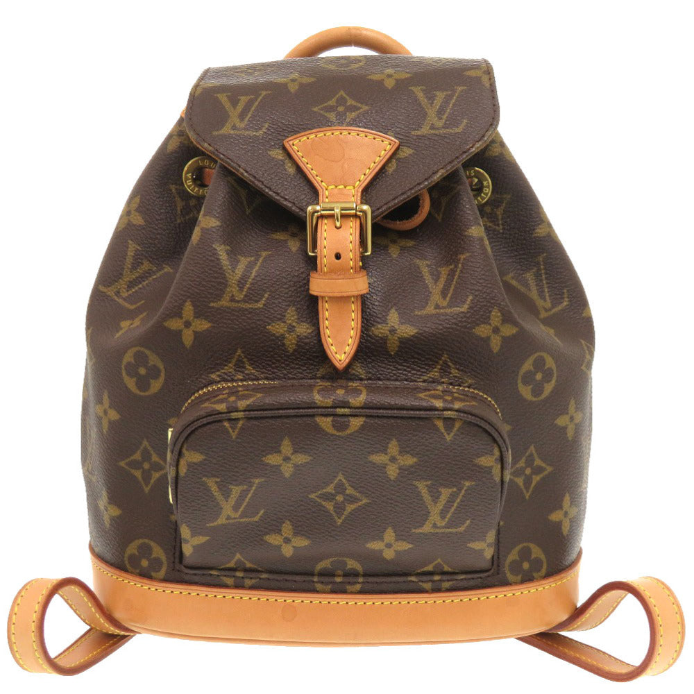 美品 ルイ ヴィトン ミニモンスリ モノグラム M51137 リュックサック バッグ LV 1322 【中古】 LOUIS VUITTON